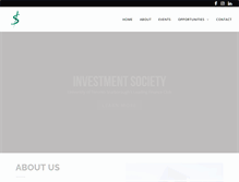 Tablet Screenshot of investmentsociety.ca